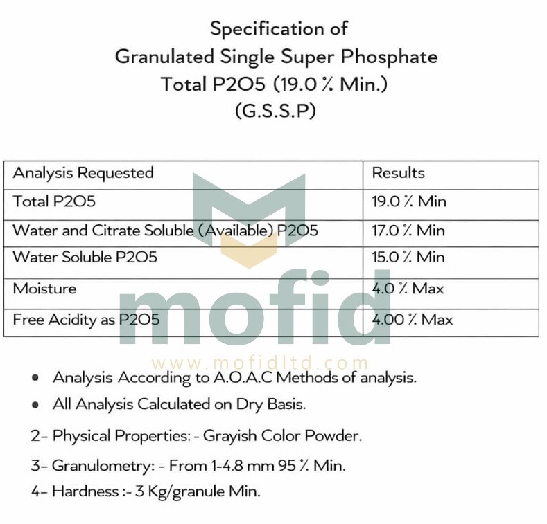 کود سوپرفسفات ساده 19%