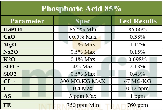 اسید فسفریک 85% صنعتی